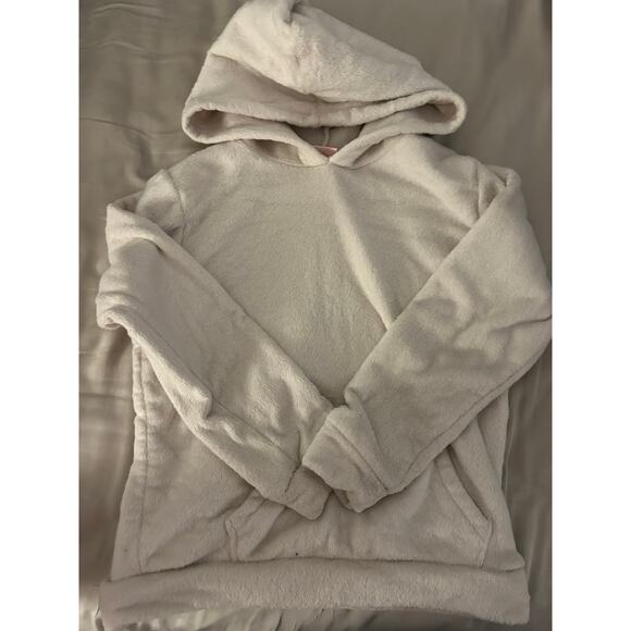 32 Degrees Heat white cozy fleece hoodie 7/8 - Picture 3 of 3